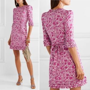 The Vampire’s Wife Cate Pink Floral Mini Dress 6